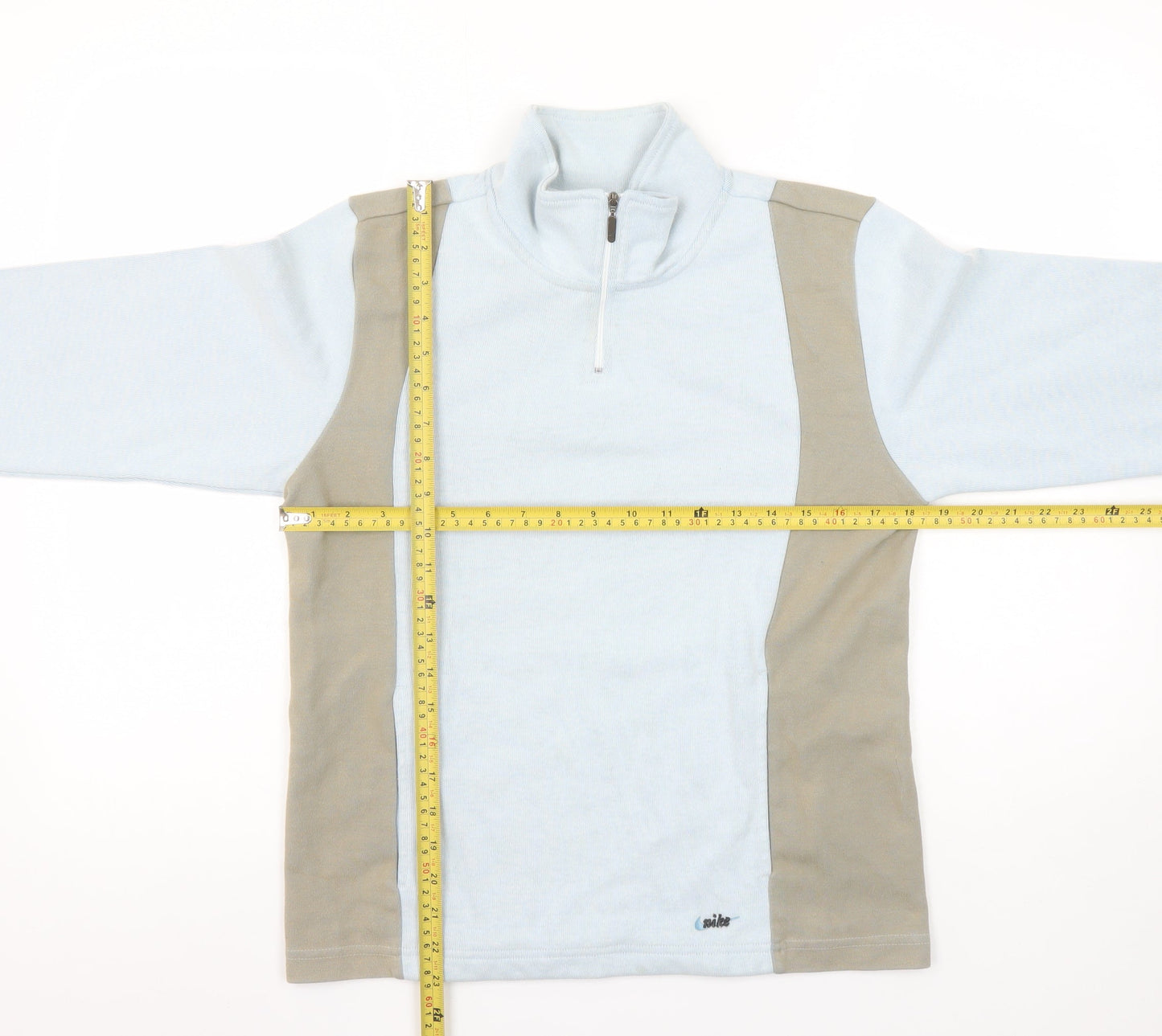 Womens UK M Regular Nike Blue Pullover Sweatshirt