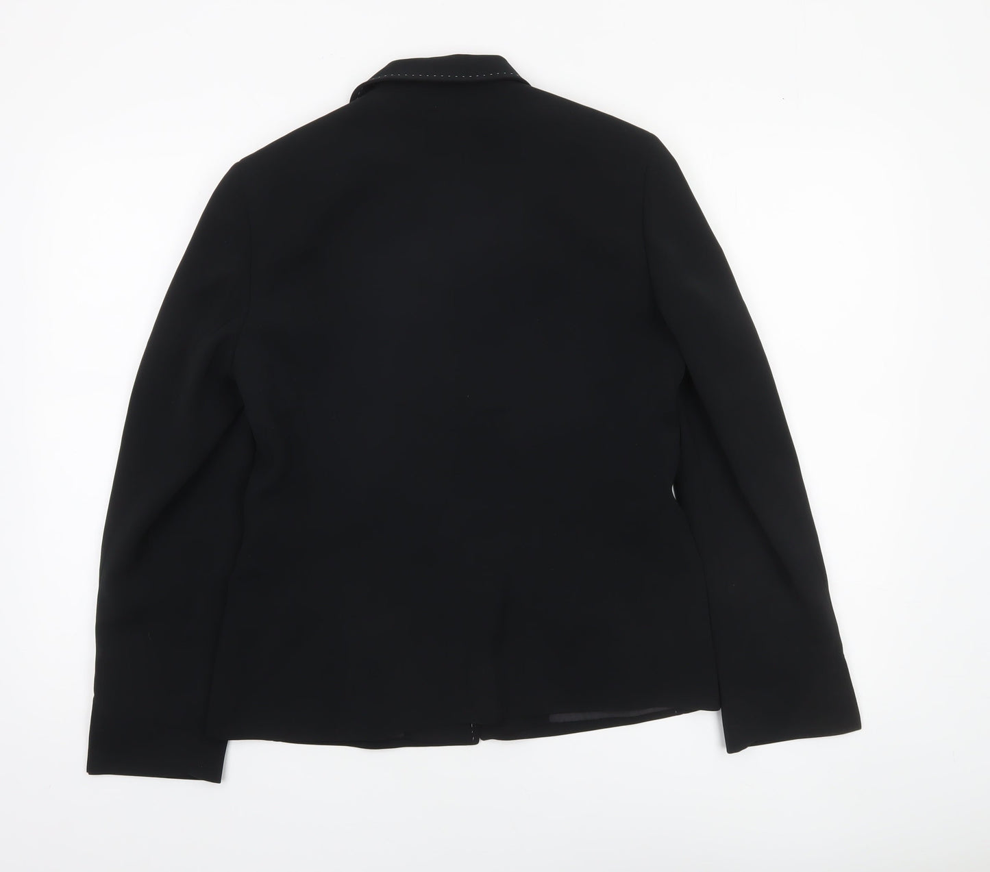 Marks and Spencer Women Black Size 12 Classic Suit Jacket