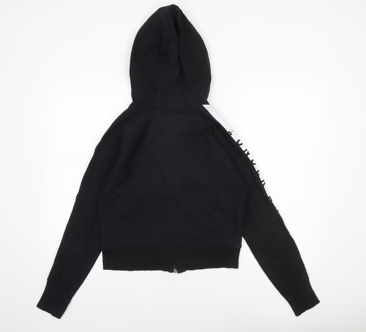 Womens UK M Relaxed Under armour Black Full Zip Hoodie