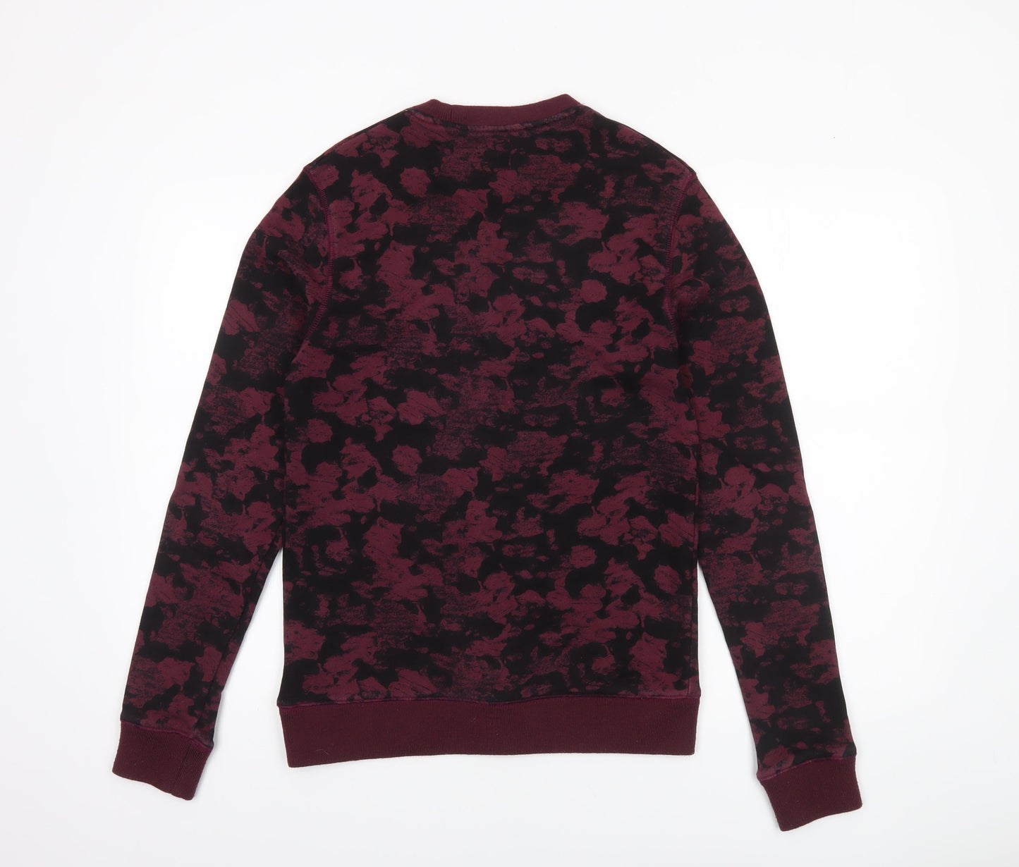 Mens UK S Regular Farah Red Pullover Sweatshirt