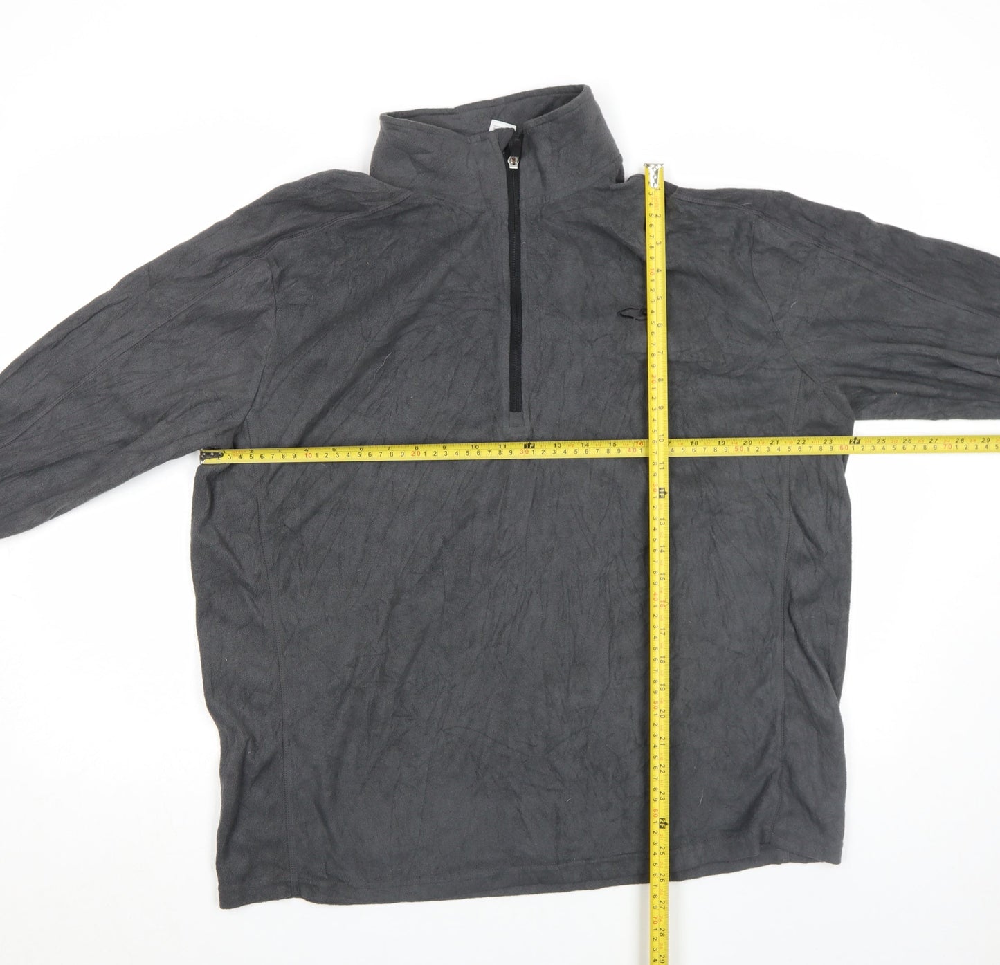 C9 Champion Men's Grey 1/4 Zip Fleece Pullover Top Size L