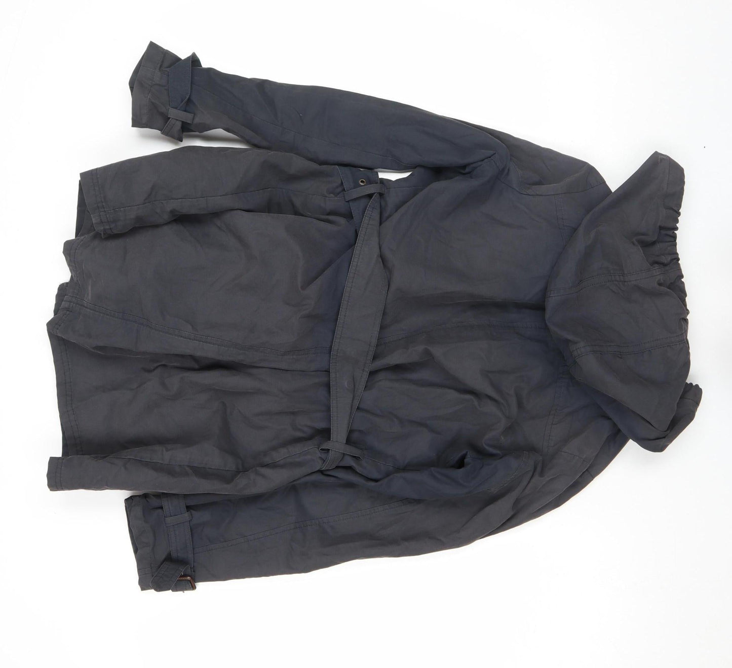 Womens UK Size 8 Regular FatFace Blue Cotton Blend Coat