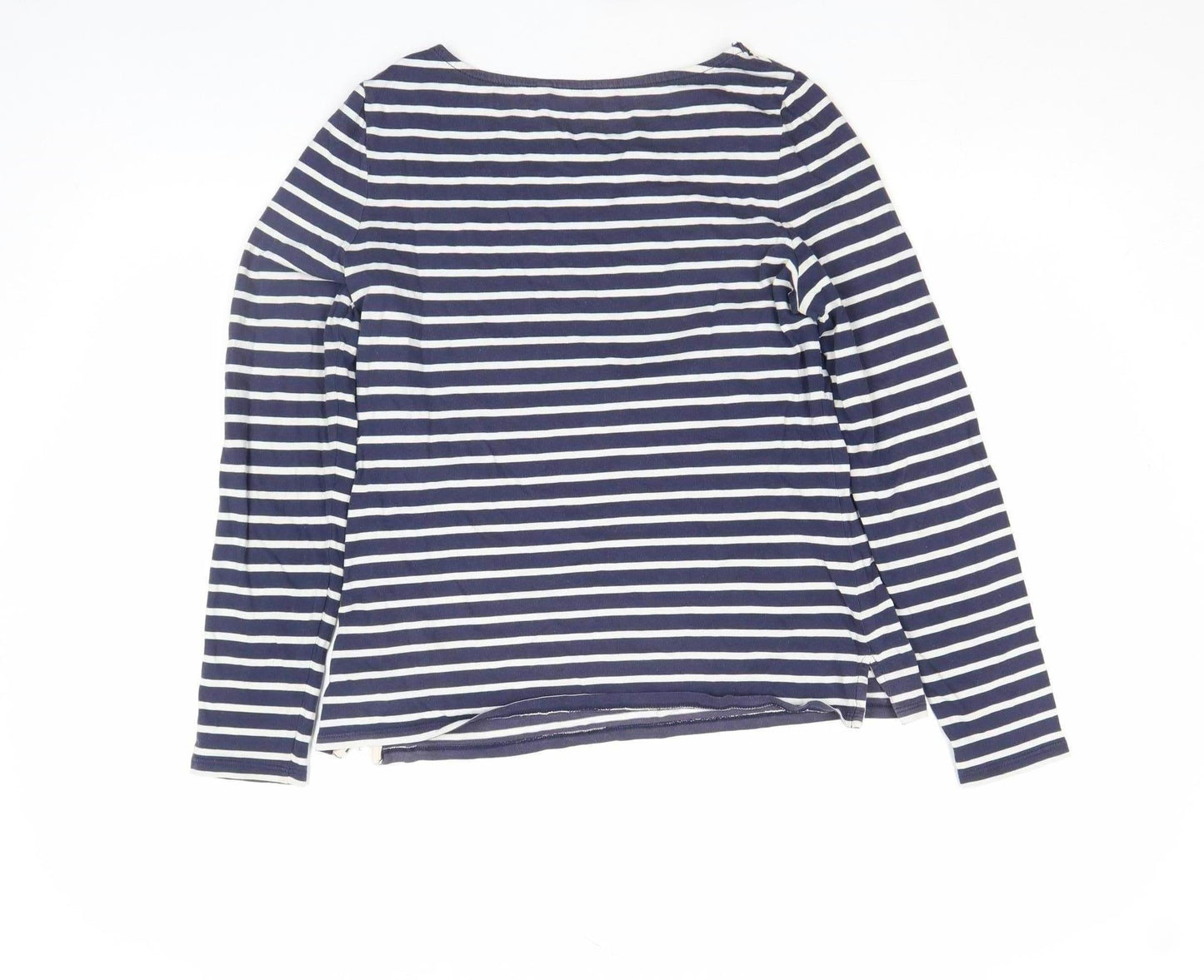 Womens UK Size 10 Boden Blue 100% Cotton T-Shirt