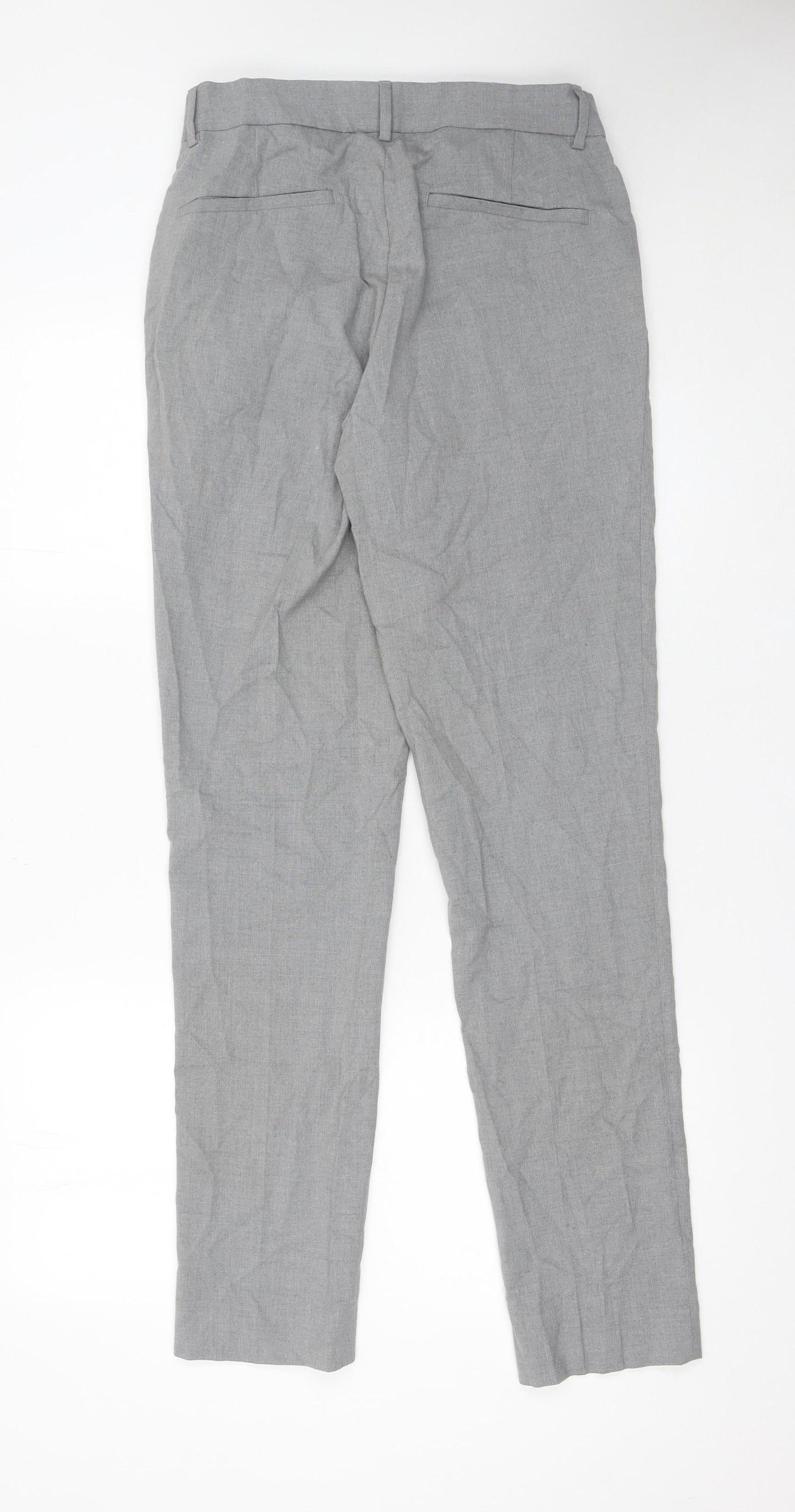ASOS Men's Grey Slim Fit Skinny Trousers 29W 32L Polyester Blend