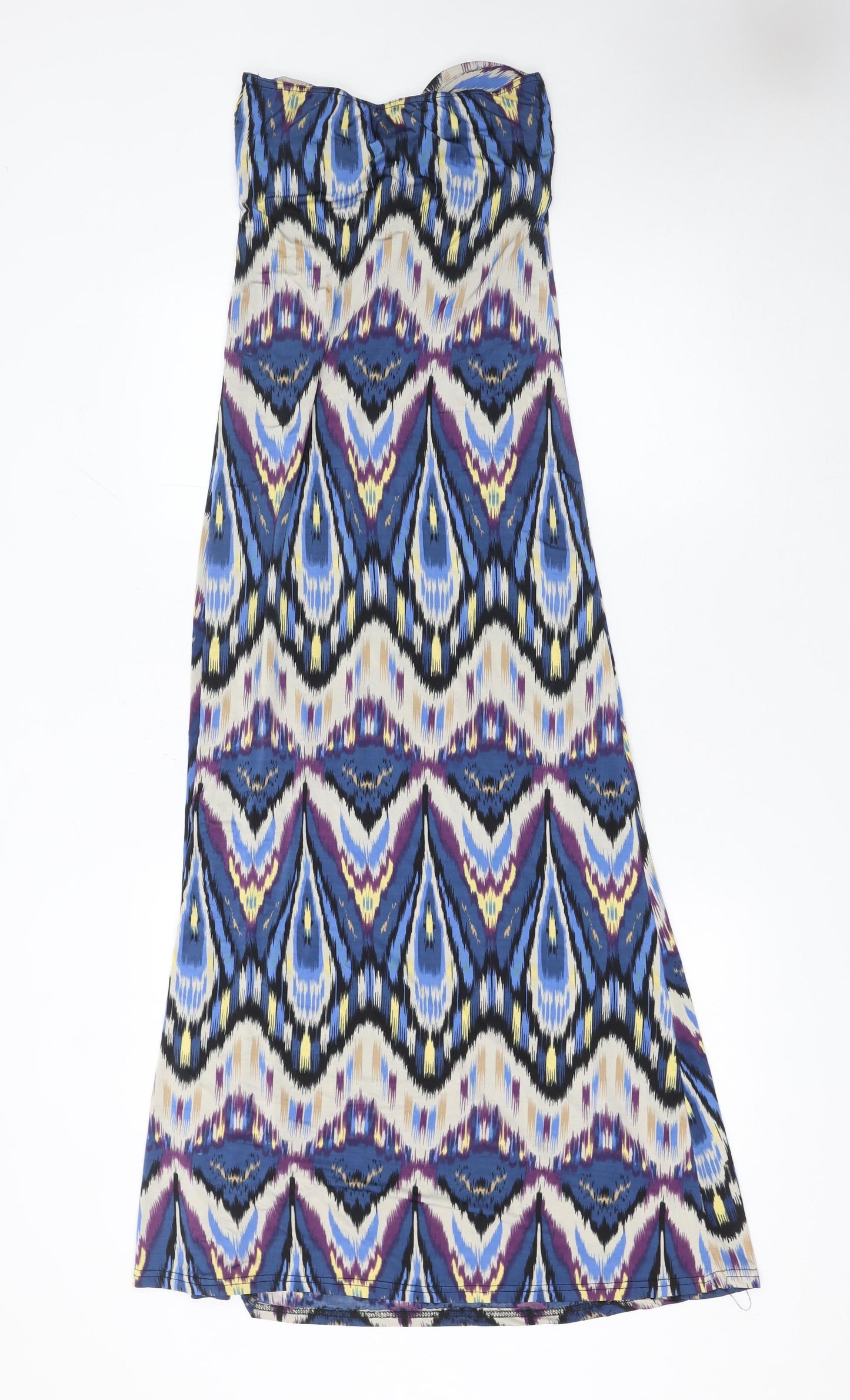 Select Women’s Multicoloured Strapless Maxi Dress Size S