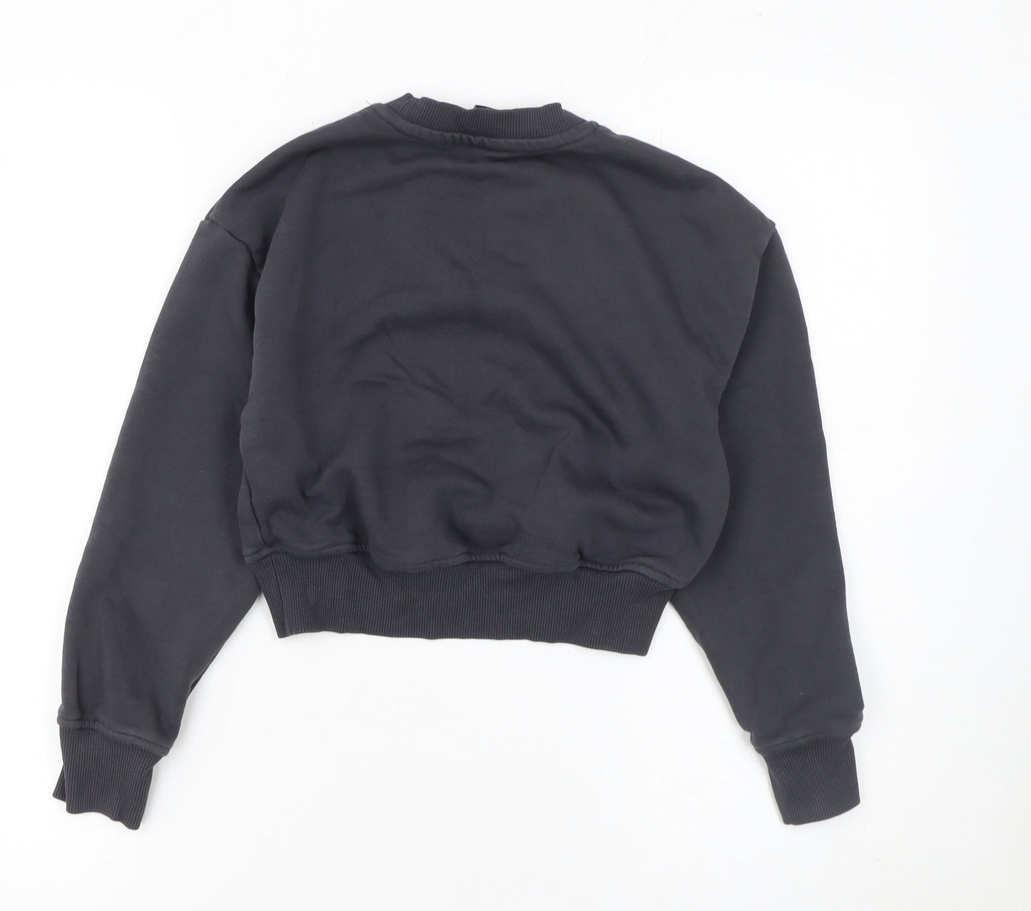Primark Girls Black Inside Out Sadness Pullover Sweatshirt 9-10 Years