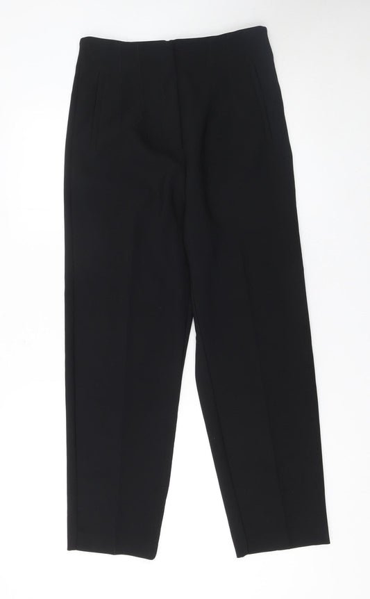 Savida Women's Black High Waist Pleated Trousers Size 12