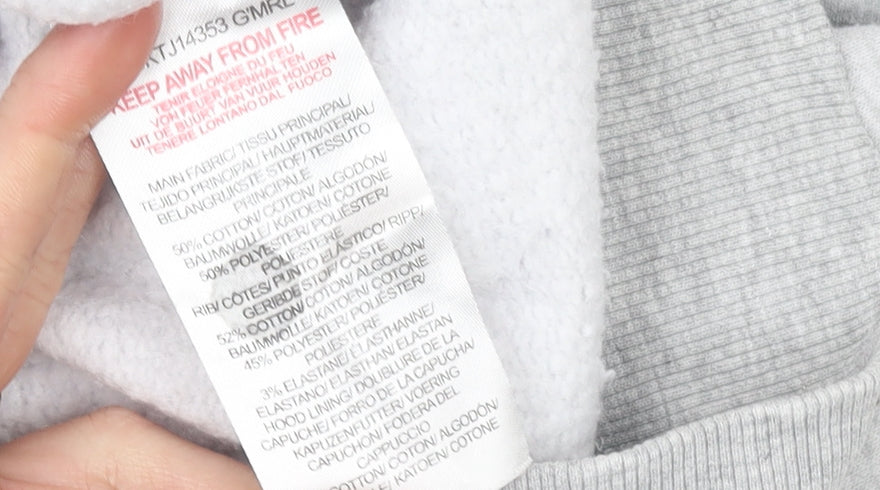 McKenzie Girls Grey Pullover Hoodie 12-13 Years Logo Fleece Sweatshirt