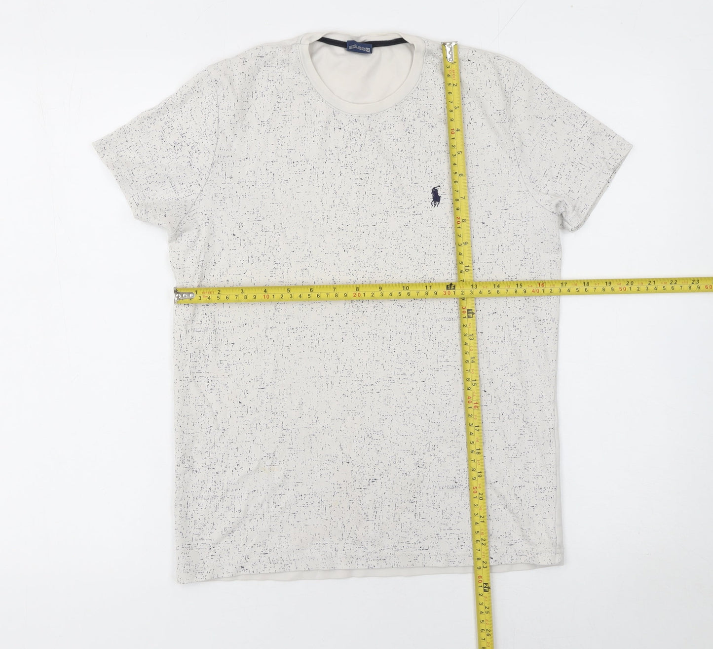 Ralph Lauren Boys Beige Small Short Sleeve Cotton Logo T-Shirt