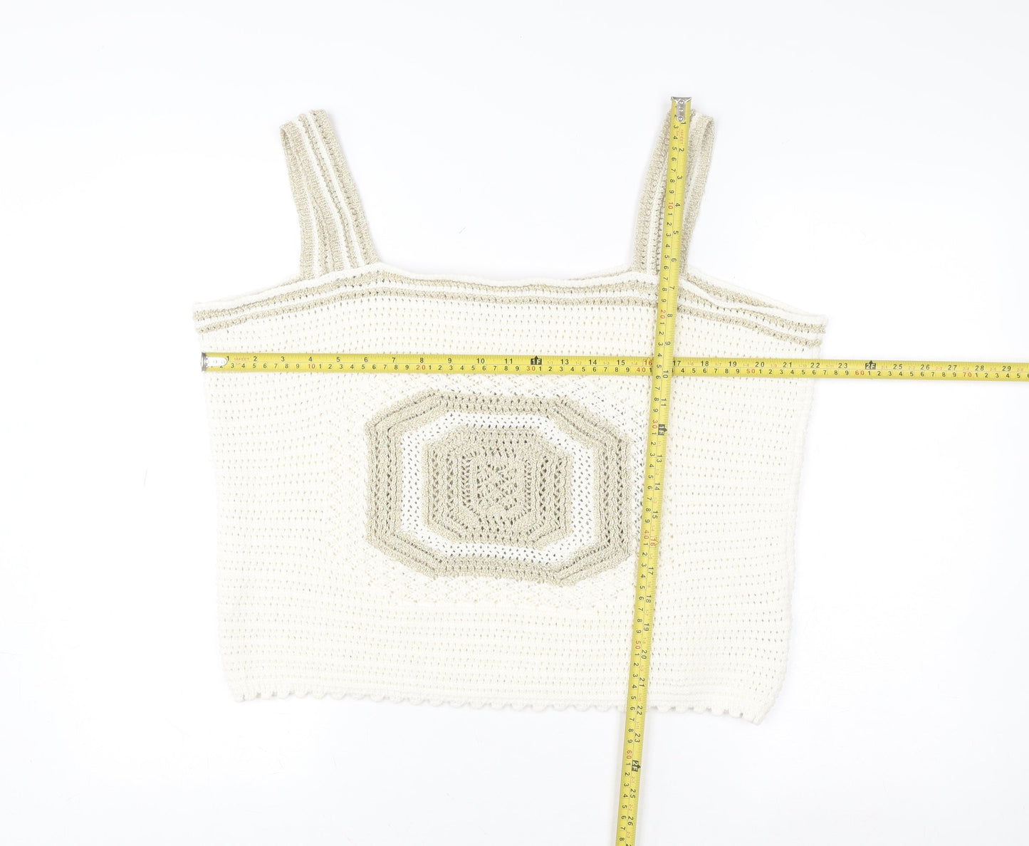 Marks and Spencer Women’s Ivory Crochet Camisole Tank Top XL