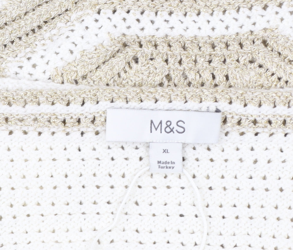 Marks and Spencer Women’s Ivory Crochet Camisole Tank Top XL