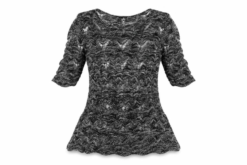 Izabel London Women's Grey Knit Fit & Flare Dress UK 12