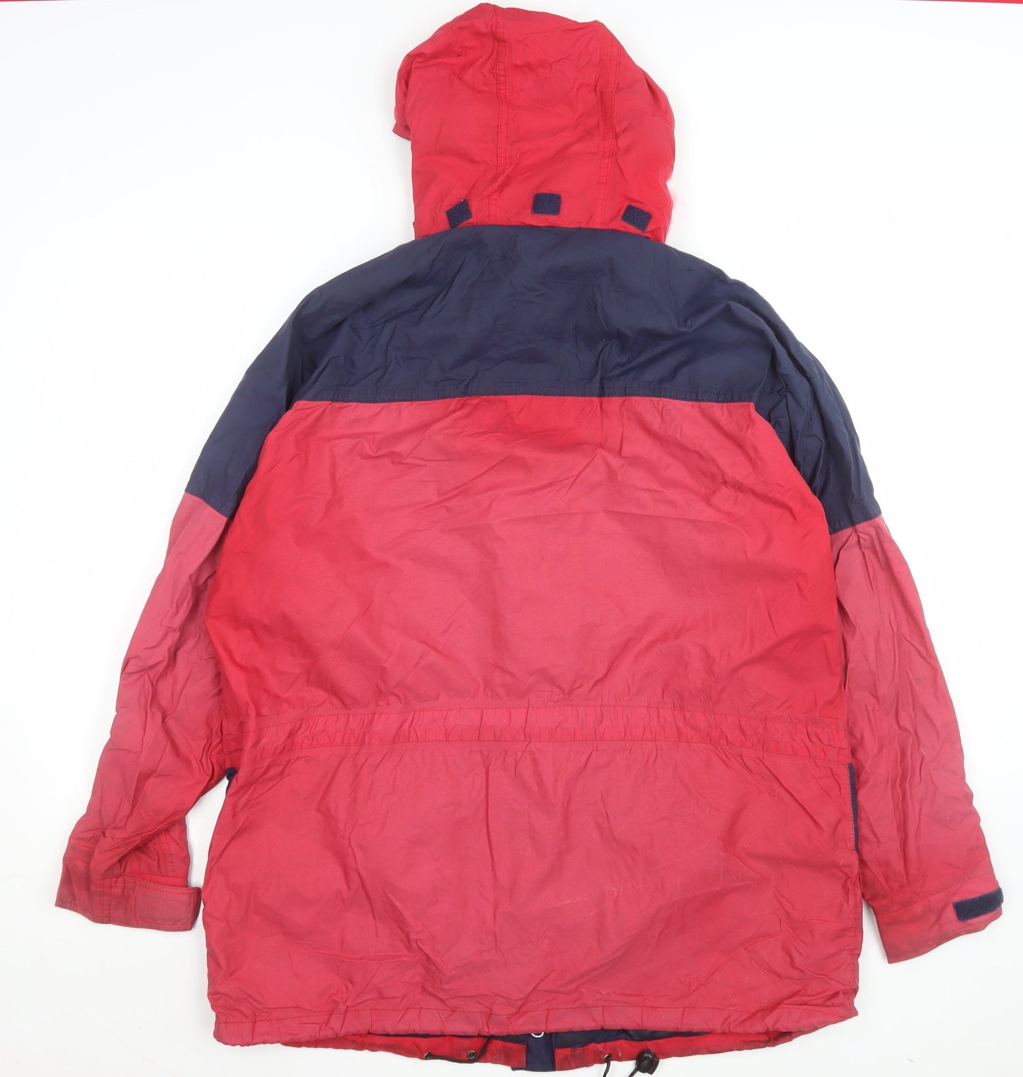 Gelert Men's Red Parka Jacket S Waterproof Hooded Hiking Coat