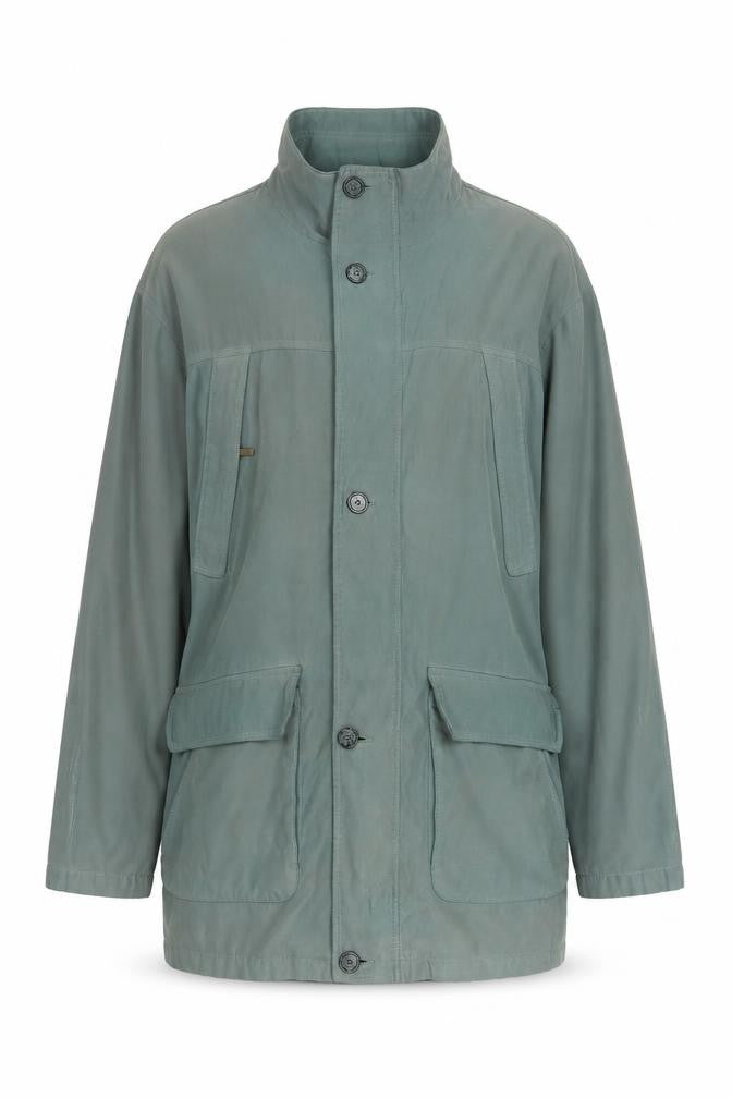 Aldon Women’s Green Mid-Length Lined Overcoat Jacket M