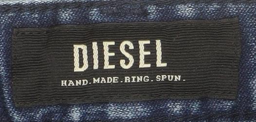 Diesel Women Blue Straight Leg Jeans Size 32 Mid Rise Denim