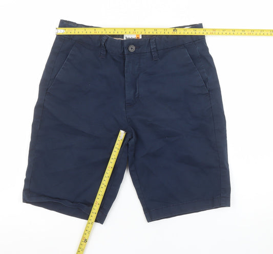 Timberland Men's Blue Chino Shorts Size 30 Regular Fit Casual