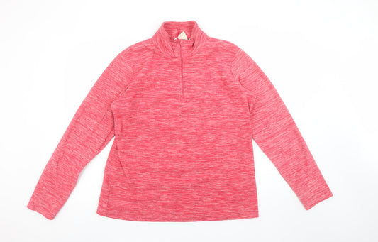 Womens UK 16 Regular Mountain Warehouse Pink Pullover Sweatshirt
