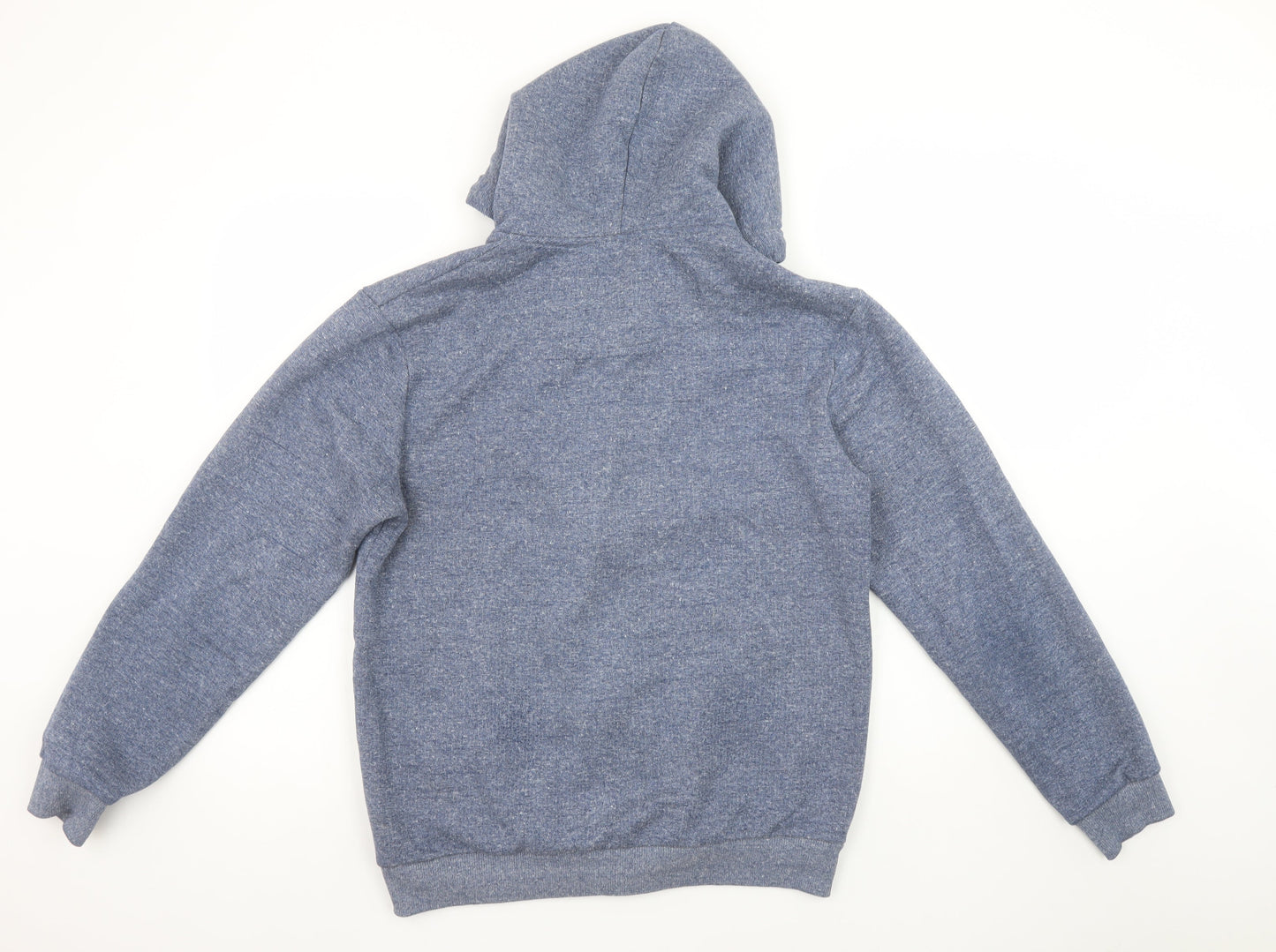 Paraffin Mens Blue Full Zip Hoodie Medium Regular Fit