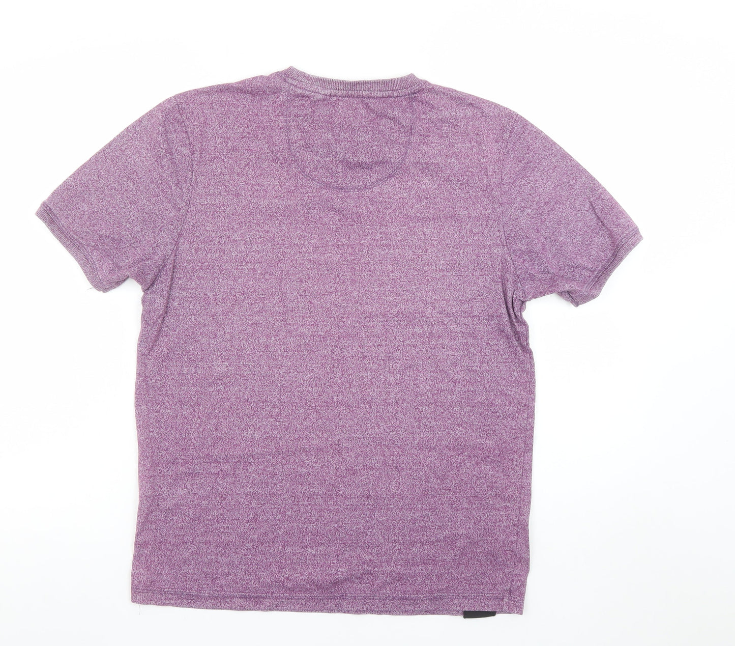 Mens UK Size M Diesel Purple  Polyester Blend T-Shirt
