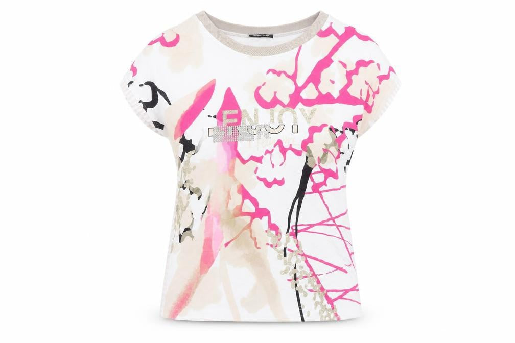 Frank Walder Womens Multicoloured Short Sleeve Sequin Viscose T-Shirt Size 14