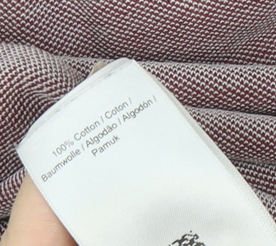 Fred Perry Men’s Brown Slim Fit Cotton Short Sleeve Polo Shirt Size S