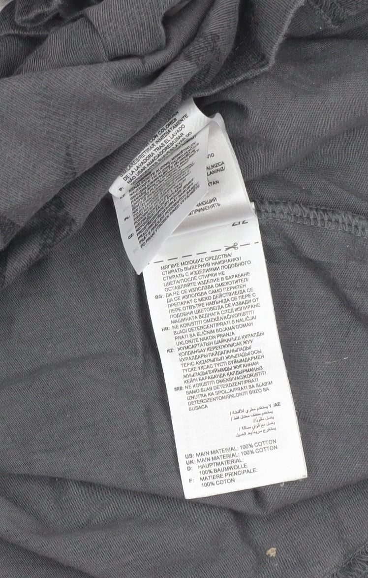 Adidas Boys Grey Camouflage Short Sleeve Sports T-Shirt 12 Years