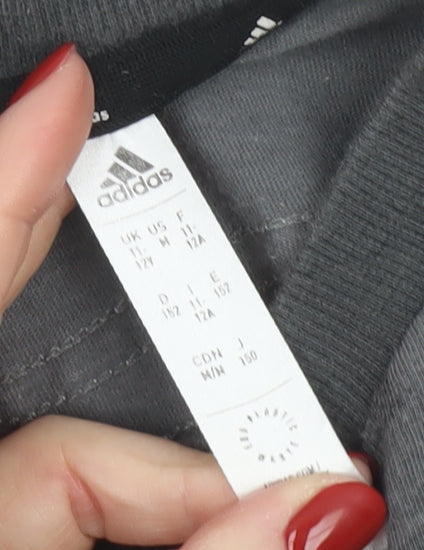 Adidas Boys Grey Camouflage Short Sleeve Sports T-Shirt 12 Years