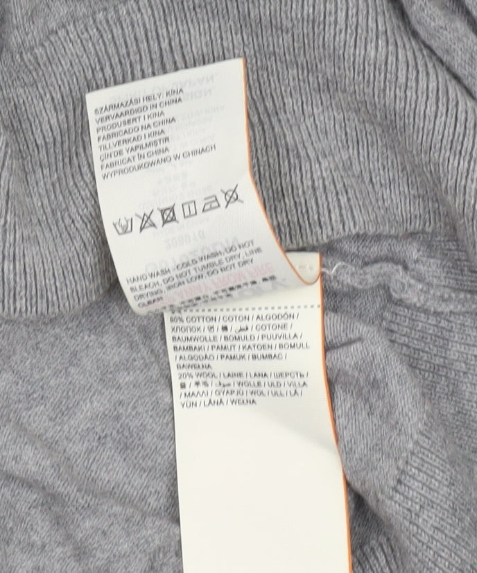 Womens UK XS Regular Superdry Grey Pullover Tight-Knit