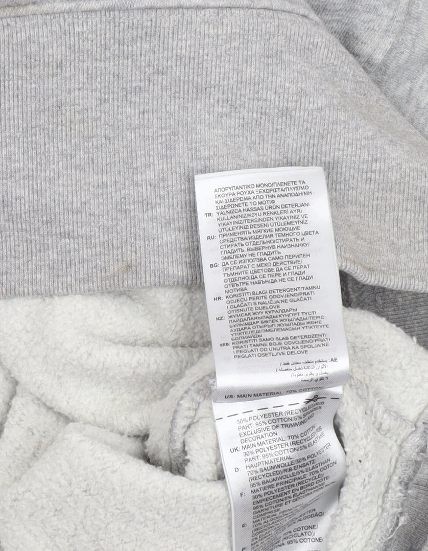 Womens UK 10 Relaxed adidas Grey Pullover Sweatshirt