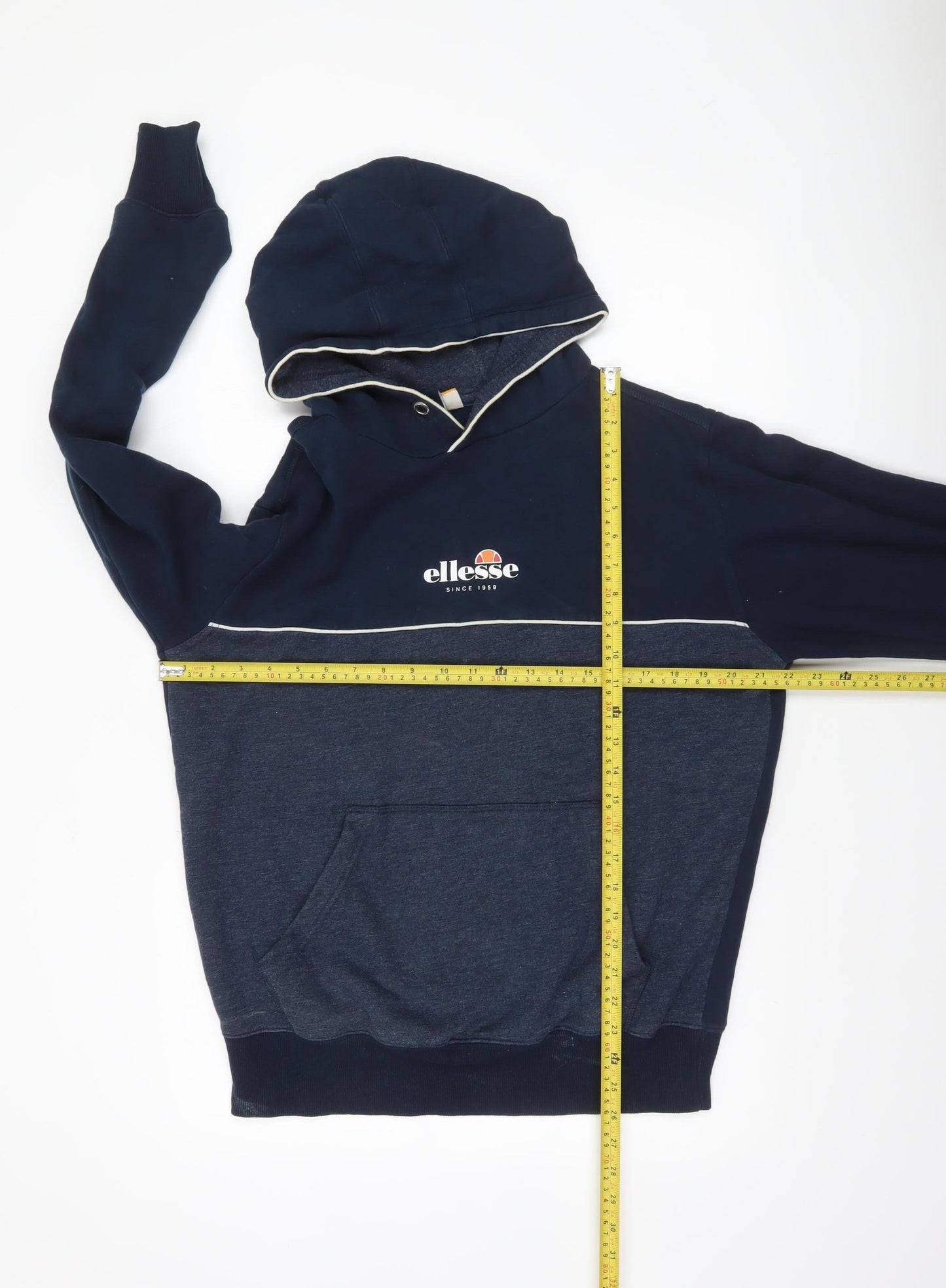 Mens UK M Regular ellesse Blue Pullover Hoodie
