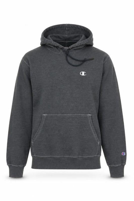 Mens UK S Regular Champion Grey Pullover Hoodie