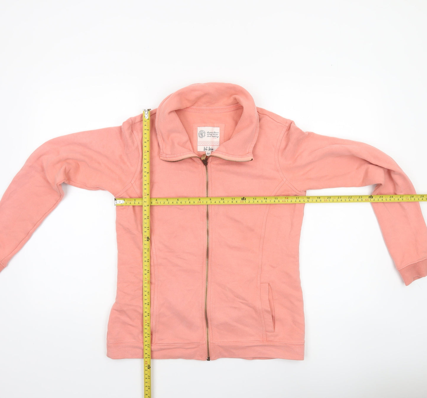 Womens UK Size 10 Regular Fat Face Pink Cotton Blend Jacket
