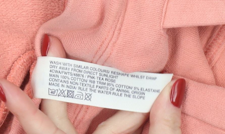 Womens UK Size 10 Regular Fat Face Pink Cotton Blend Jacket