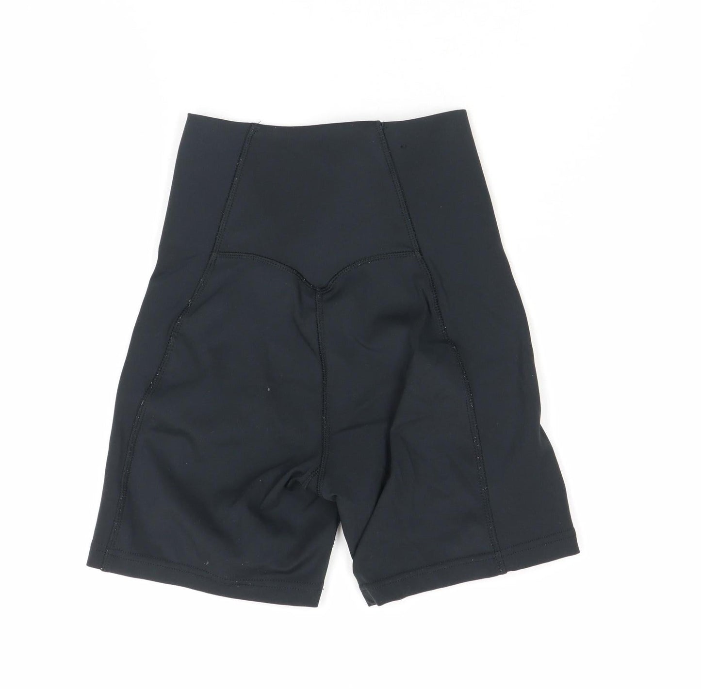 USA Pro Womens Black Size 6 Biker Shorts High Waist Stretch Gymwear
