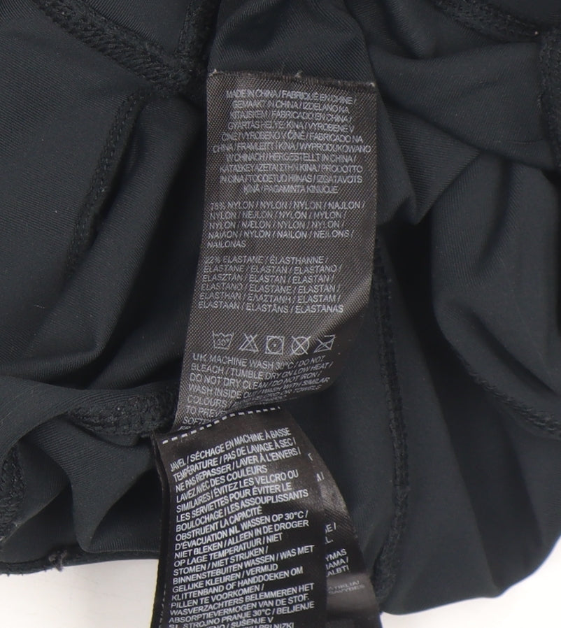 USA Pro Womens Black Size 6 Biker Shorts High Waist Stretch Gymwear