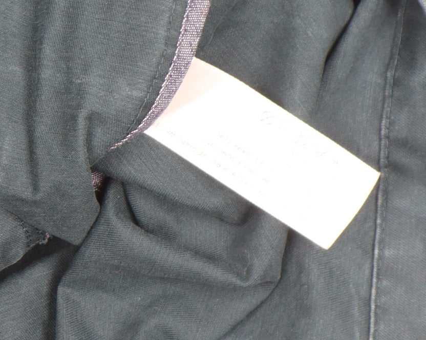 Womens UK Size 10 Regular FatFace Green Cotton Coat