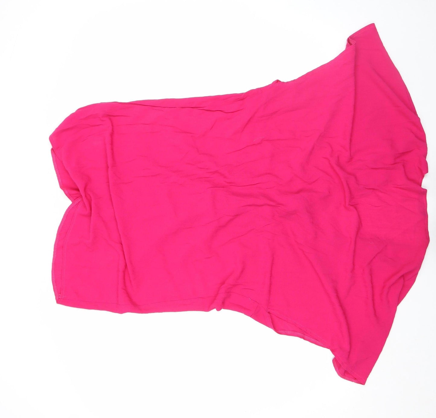 Marks and Spencer Women Pink Viscose Tunic Blouse M