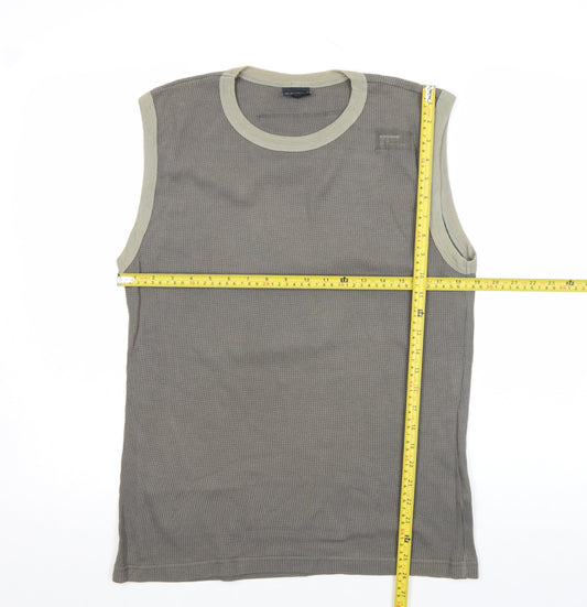 Mens UK Size L Kickers Grey  Cotton T-Shirt