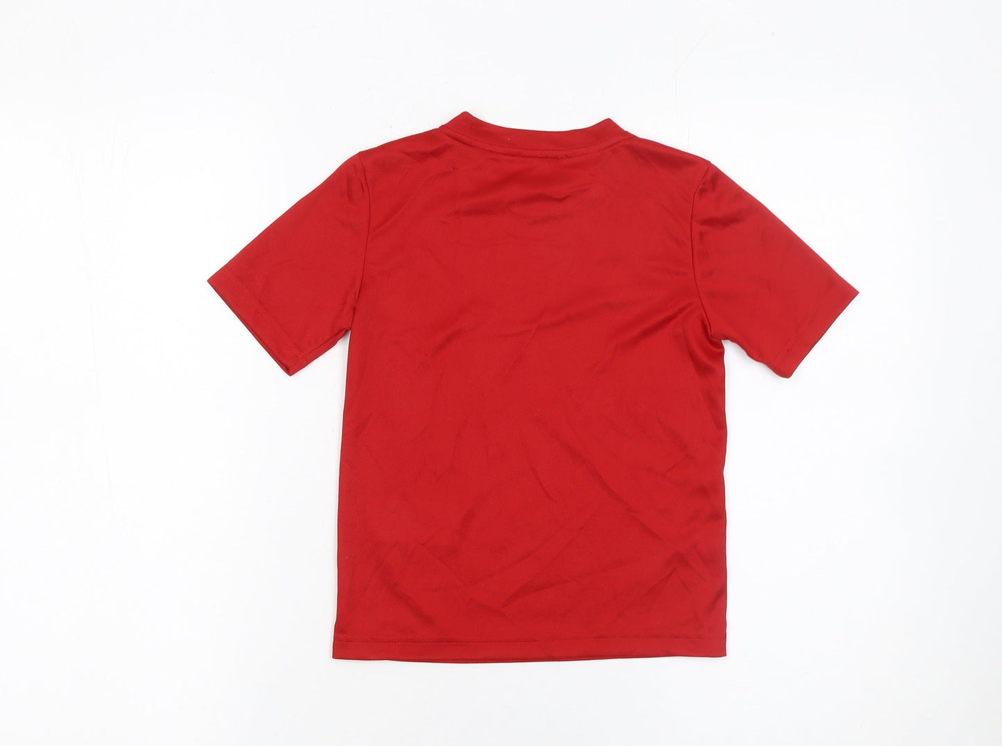 Adidas Boys Red XS Aeroready Short Sleeve Sports T-Shirt
