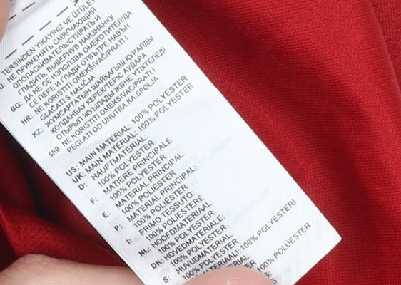 Adidas Boys Red XS Aeroready Short Sleeve Sports T-Shirt