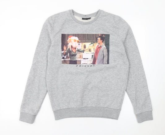 Friends The TV Series Grey Graphic Print Sweatshirt Women S