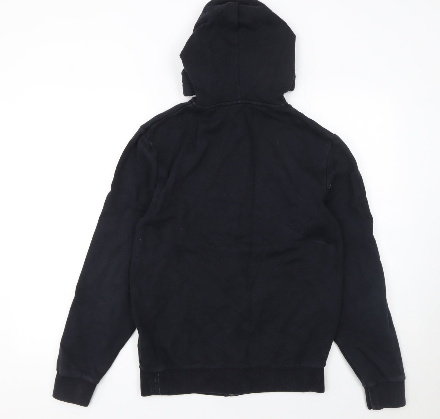 Mens UK S Regular Jack Wills Black Full Zip Hoodie