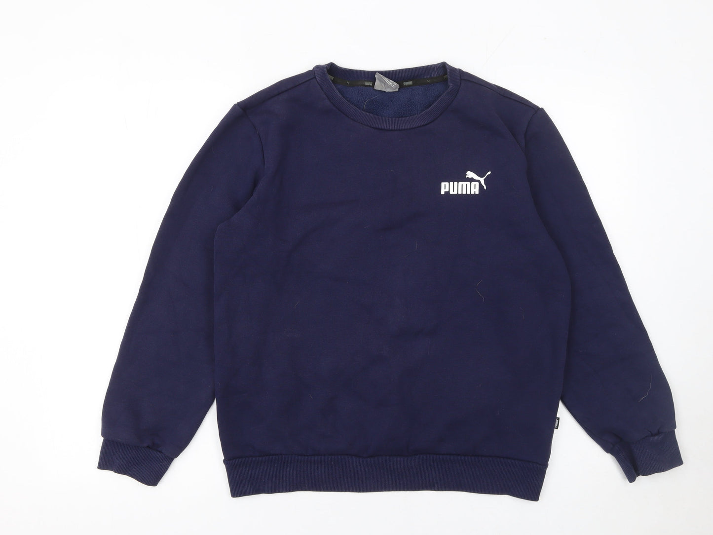 Mens UK S Regular PUMA Blue Pullover Sweatshirt