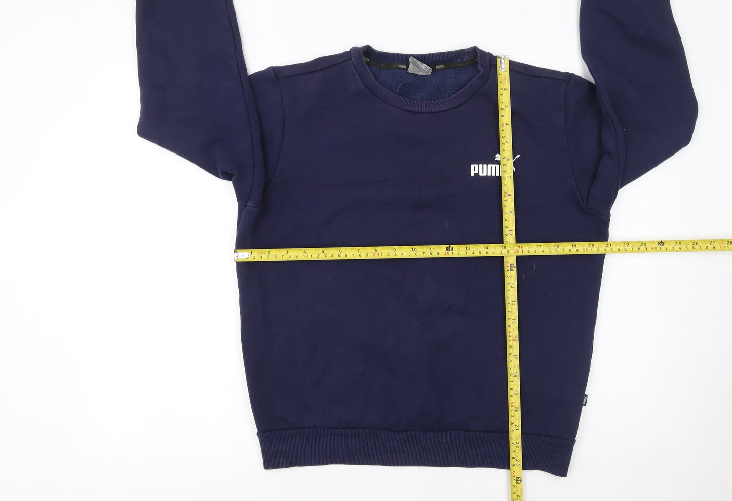 Mens UK S Regular PUMA Blue Pullover Sweatshirt