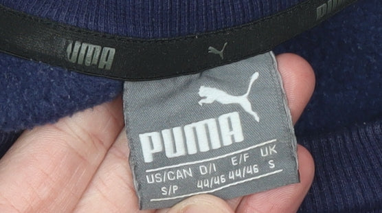 Mens UK S Regular PUMA Blue Pullover Sweatshirt