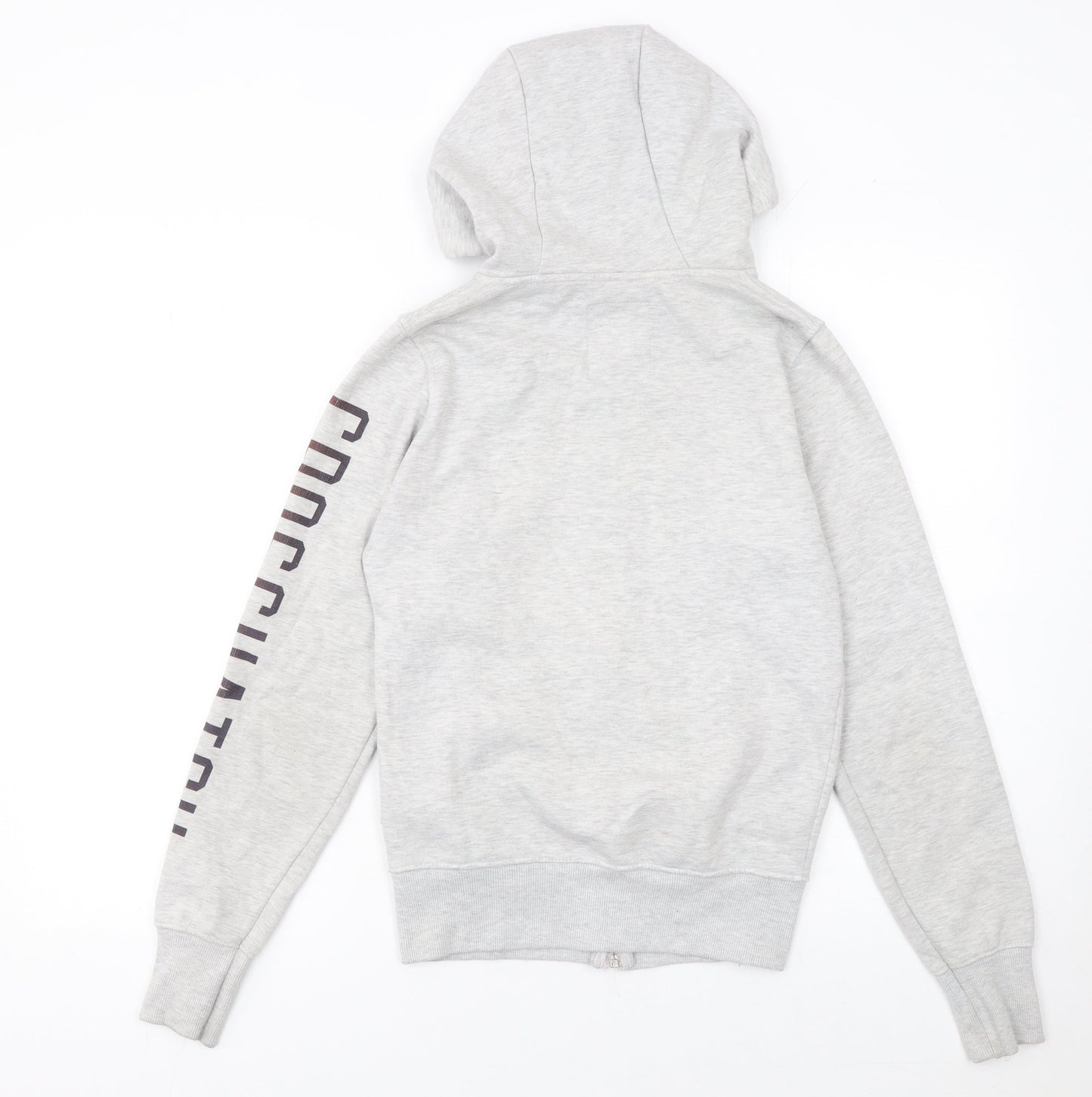 Crosshatch Womens Grey Full Zip Hoodie XS Sports Lite