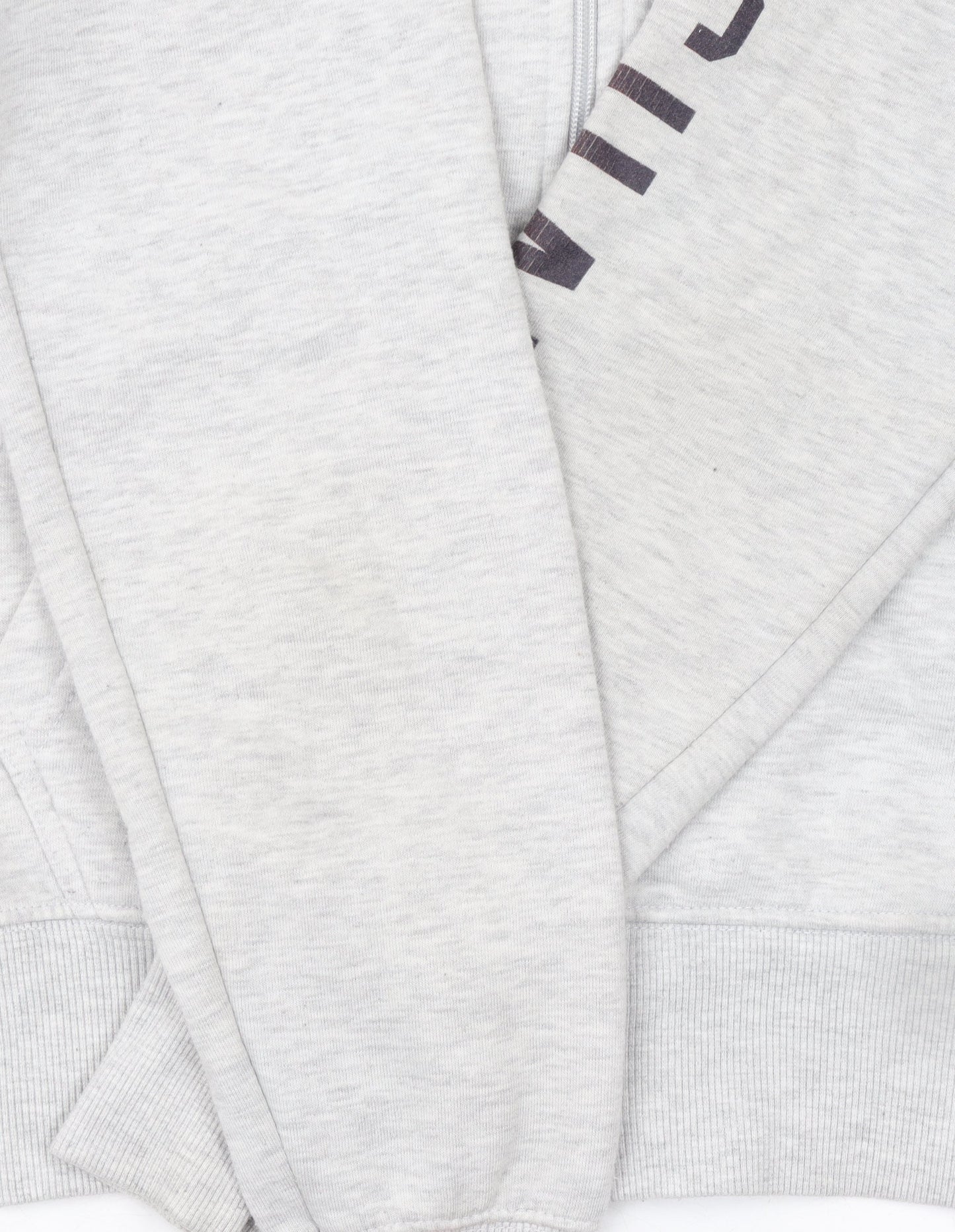 Crosshatch Womens Grey Full Zip Hoodie XS Sports Lite