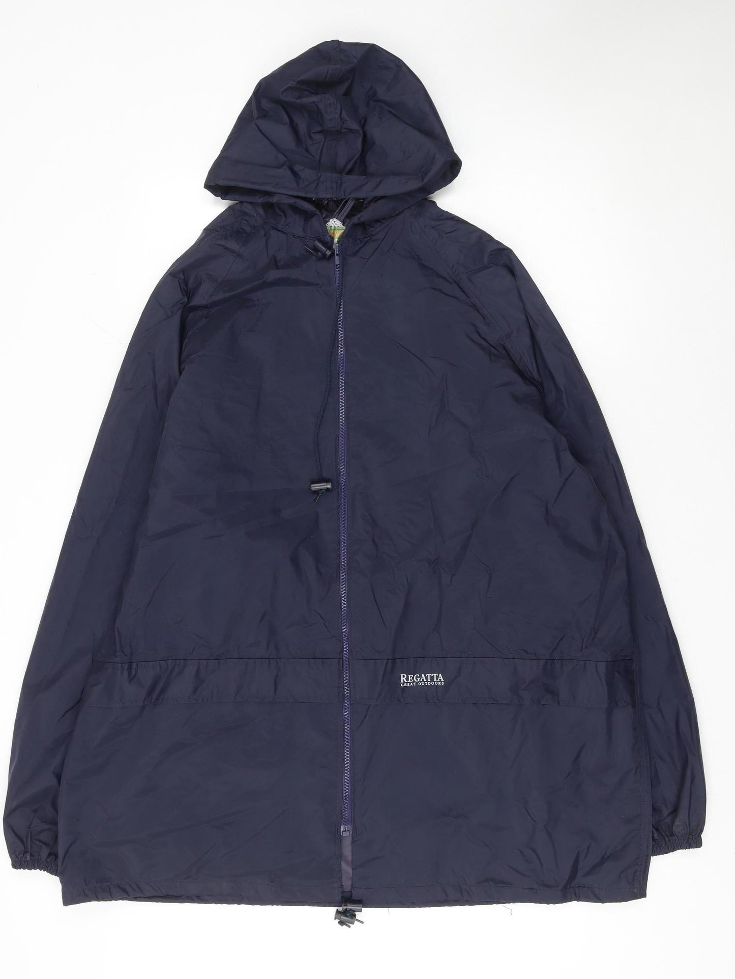 Regatta Men's Navy XXL Waterproof Hooded Rain Coat