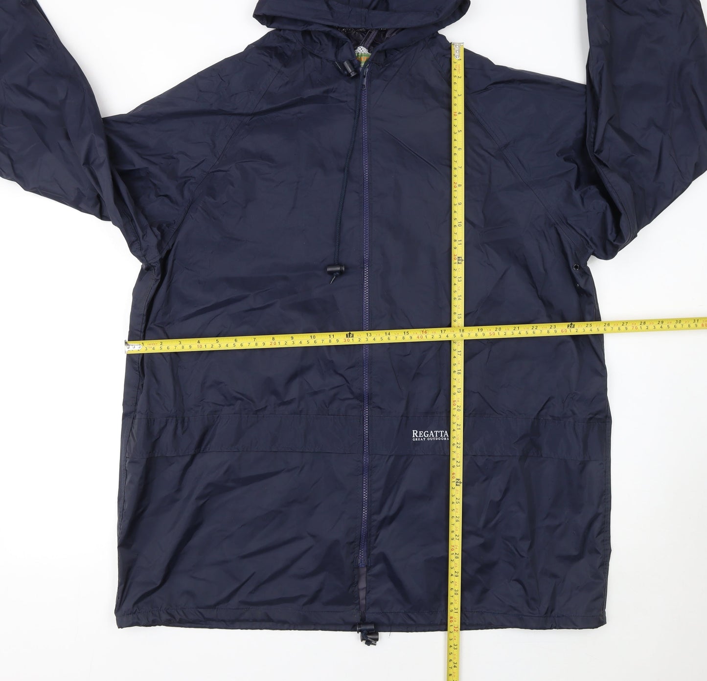 Regatta Men's Navy XXL Waterproof Hooded Rain Coat