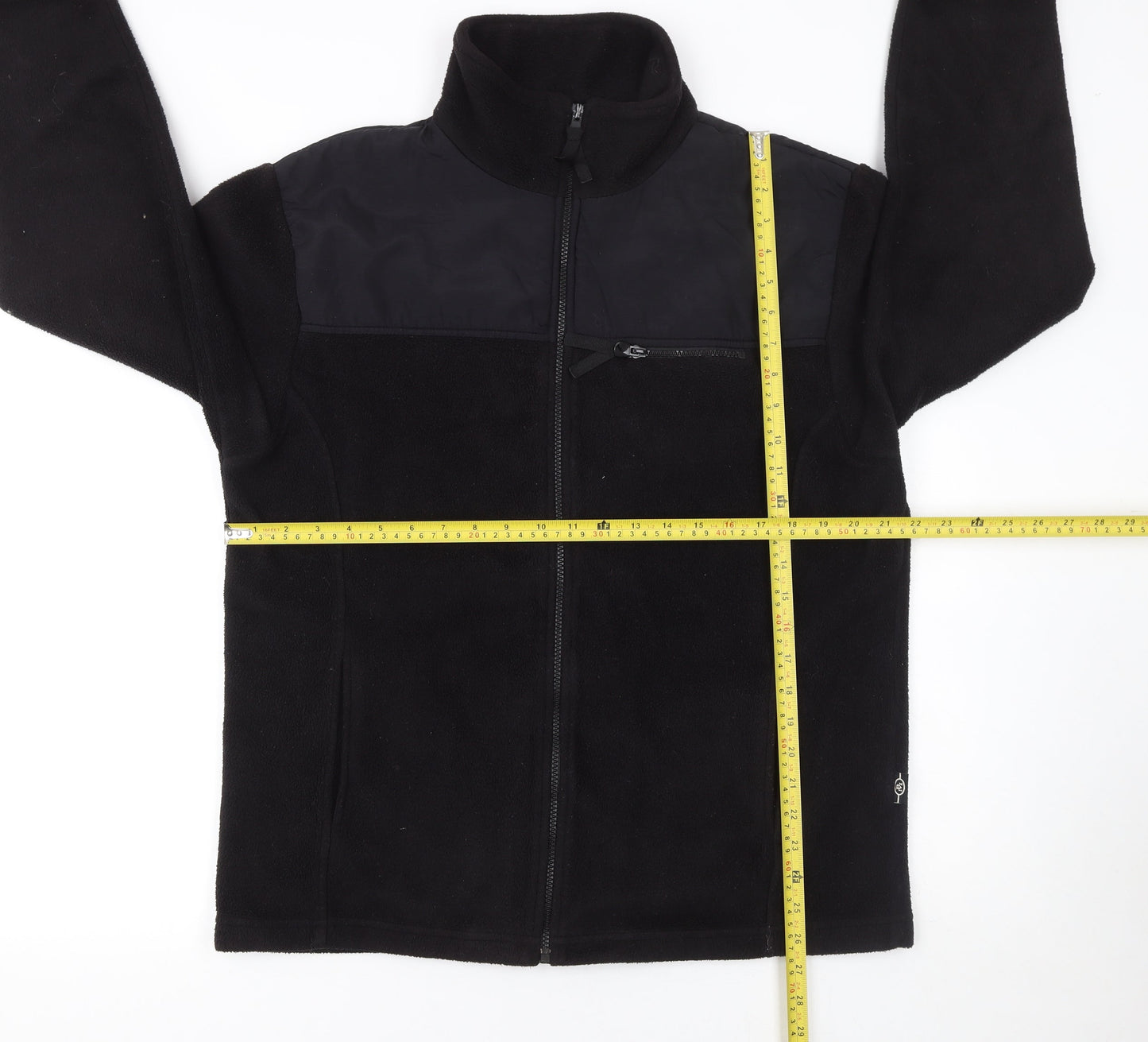 Bonmarché Womens Black Fleece Full Zip Jacket Size M